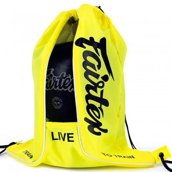 Fairtex BAG6 "Sach Bag" Рюкзак Тренировочный Тайский Бокс Желтый